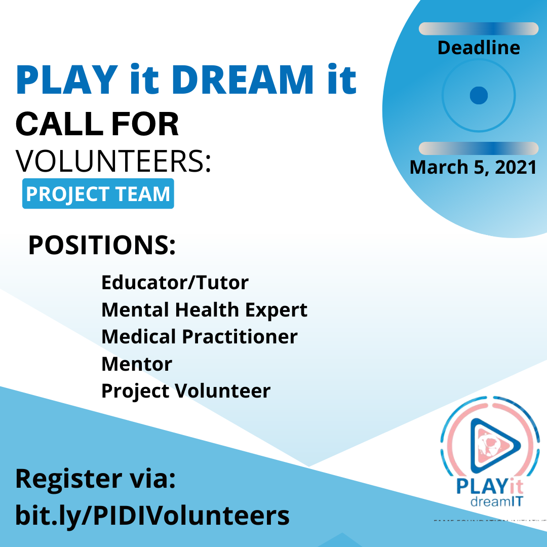 CALL FOR PROJECT VOLUNTEERS